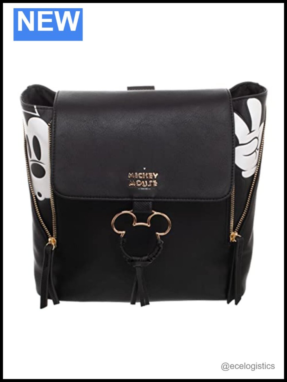 Mickey Mouse Mini Backpack Polyurethane Daypack